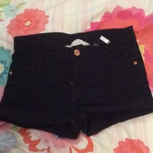 Girls H&M black shorts